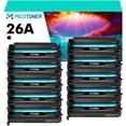 thumbnail image 1 of 10-Pack 26A Toner Cartridge Compatible for HP 26A CF226A 26X LaserJet Pro M402n M402dn M402dw MFP M426fdw M426fdn M426 M402 Printer (Black), 1 of 6