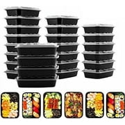 10 Pack 28 Oz Meal Prep Containers Reusable Food Storage Disposable Plastic