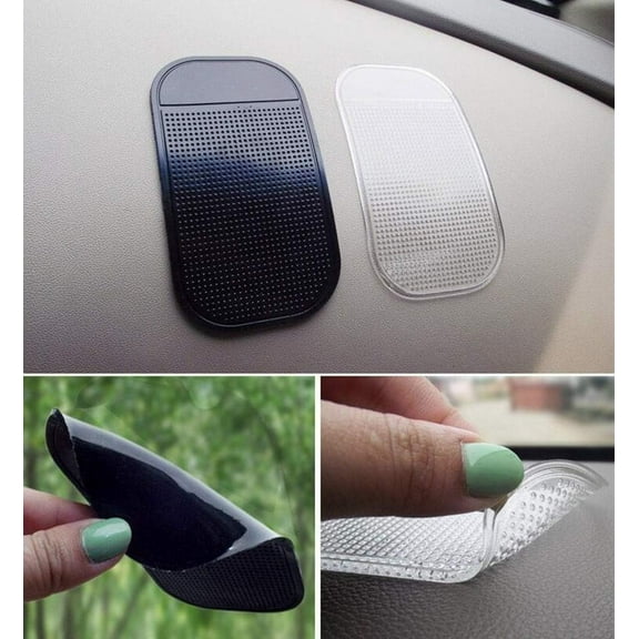 10-Pack (2COLOR) Universal Car Dashboard Magic Anti Slip Mat Super Adhesive Force Economical Car Mobile Phone Slip Best Mat Non-Slip Sticky