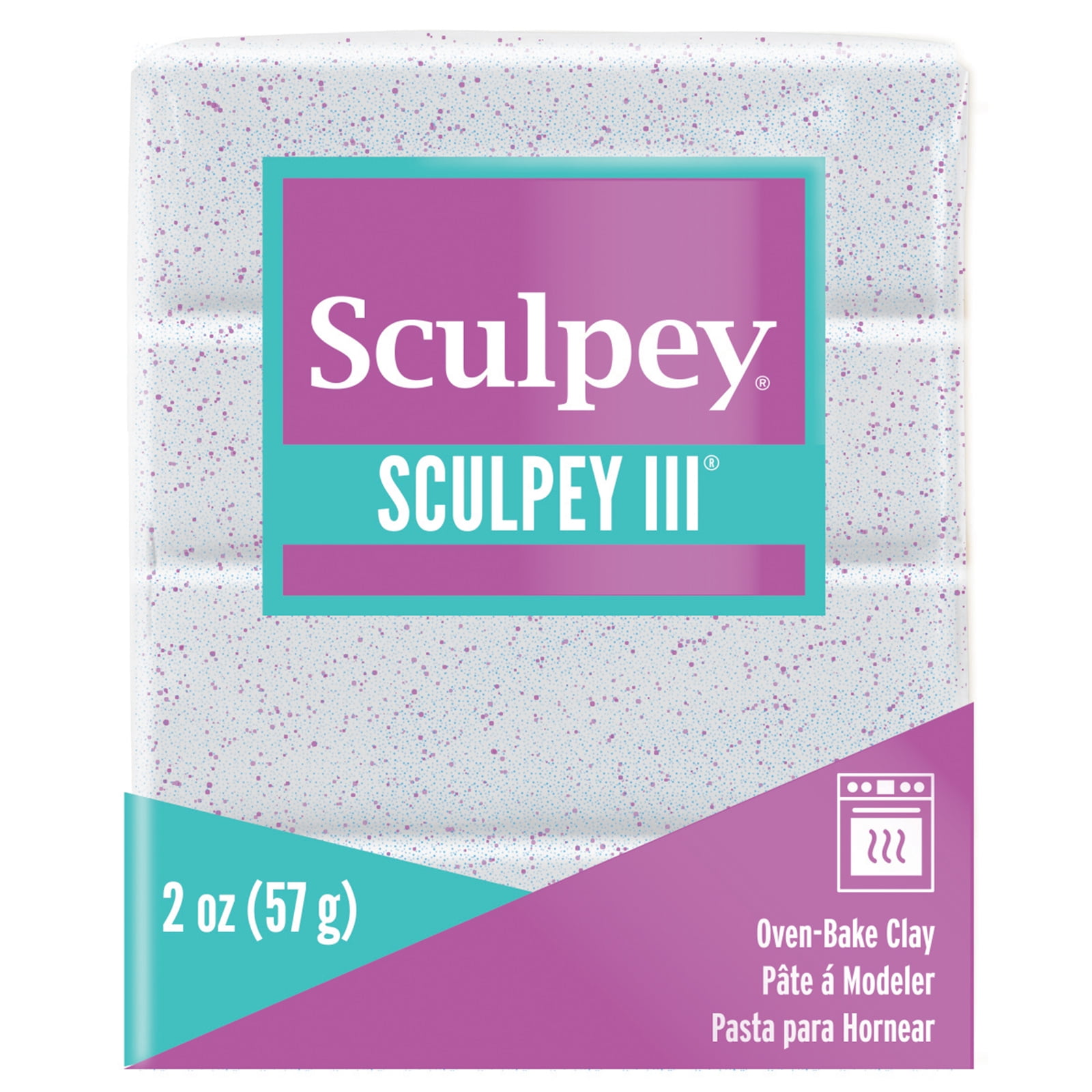 2oz. Sculpey III Glitter Oven-Bake Clay, 10 Pack