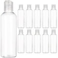 thumbnail image 1 of 10 Pack 3.4oz Empty Plastic Travel Bottles for Toiletries, TSA Approved Leak Proof Squeezable Portable Size Containers for Travel Essentials Accessories, Clear by GIXUSIL, 1 of 7