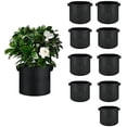 thumbnail image 1 of 10-Pack 3 Gallon Grow Bags, Heavy Duty Thickened Fabric Grow Bags, Nonwoven Fabric Pots with Handles, 1 of 7