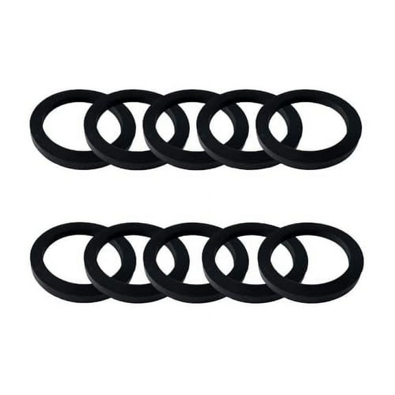 10-Pack 3" Inch Camlock Gasket Fitting Thick Rubber Washer for Female Coupler - Hose O-Ring Seal Replacement for Cam Groove 3-in 10PCS (3")