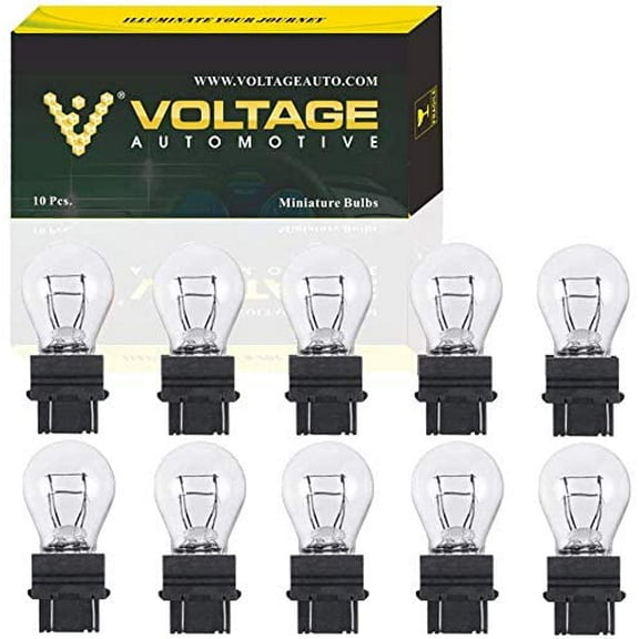 (10 Pack) 3057 Bulb For Brake Light Tail Light Turn Signal Side Marker Light Parking Back Up Light - Voltage Automotive