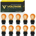 thumbnail image 1 of (10 Pack) 3157A 3157NA 3157 Amber Automotive Brake Light Turn Signal Side Marker Light Bulb - Voltage Automotive- Standard Replacement, 1 of 5