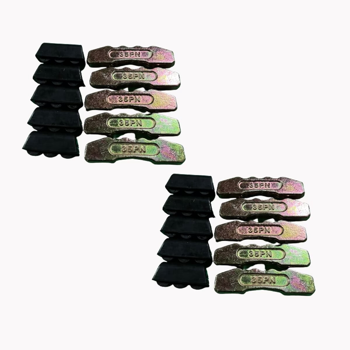 10 Pack 35PN Pin With 35LK Lock Rubber Fits for 35S Bucket Teeth Tooth ...