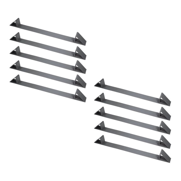 10 Pack 36" Long Heavy Duty Coil Rack for Flatbed Trailer Steel Coils - Robust 6-Gauge Steel, 5mm Thick Gray Coil Racks for Larger Dunnage