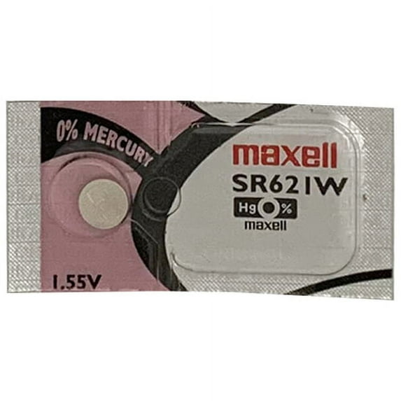 10-Pack 363 / SR621W Maxell Silver Oxide Batteries