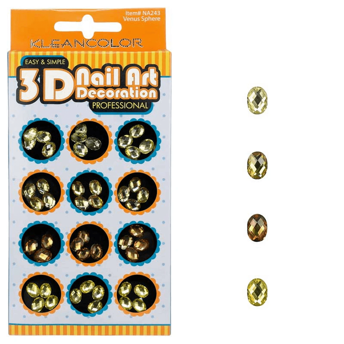 10 Pack 3D Venus Sphere Nail Decoration, Easy to Apply, Long Lasting Nail Art Accents for Glamorous, Salon Worthy Manicures, DIY Nail Designs, Perfect for Everyday Wear, Parties, Occasions, Bulk