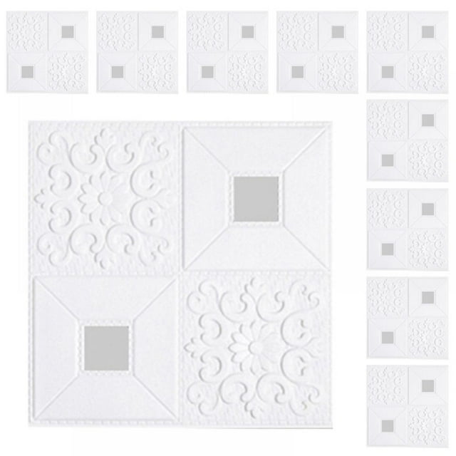 10 Pack 3D Wall Panels Peel and Stick Wall Panels SelfAdhesive