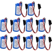 10 حزمة 3 V 1200 mAh استبدال البطارية لألين برادلي/AB 1756-L1 1756-BA2 BR2/3 A-AB، التحكم PLC