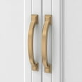 thumbnail image 1 of 10 Pack 4 Inch(102mm) Champagne Bronze Kitchen Cabinet Handles, Brushed Brass Cabinet Pulls Gold Kitchen Cabinet Hardware for Cupboard Drawer Pulls, 1 of 6
