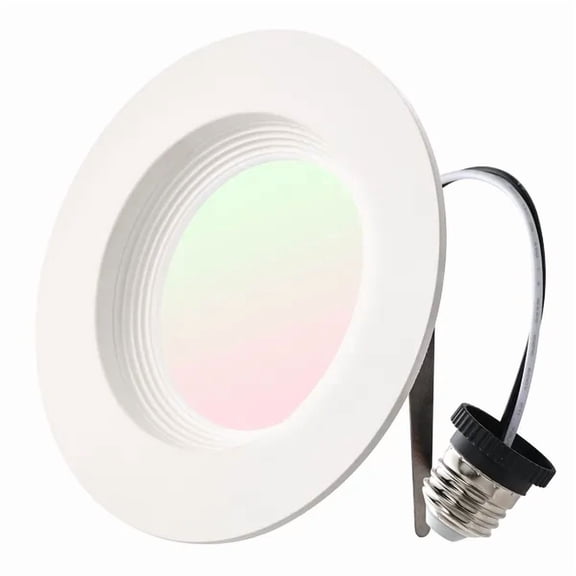 10 Pack 4 Inch LED Recessed Lights,750 Lumen Dimmable Retrofit Can Lights,9W 120V with Selectable 5CCT Options from Warm to Cool White,E26 and TP24 Compatible