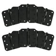thumbnail image 1 of Design House 10-Pack Heavy Duty Steel 4" x 4" Interior Door Hinges with 5/8" Radius, Matte Black, 1 of 13