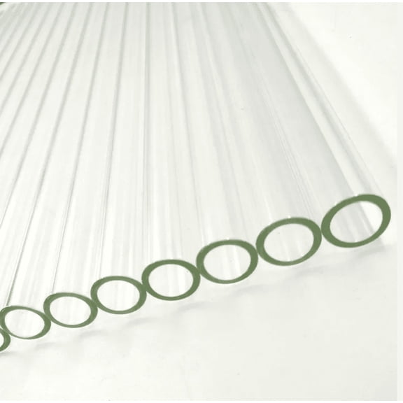 {10 Pack} 4 inch Borosilicate Clear Glass Blowing Tubes -OD 12 mm ID 8mm & 2mm Wall Thick Wall