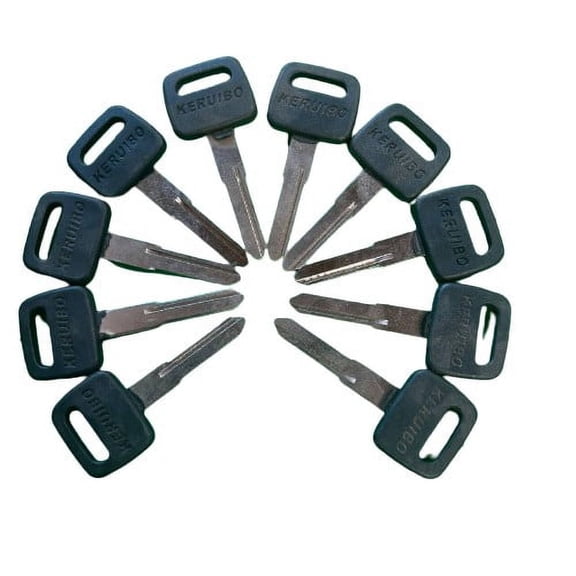 10 Pack 40# PC200-8 Ignition Key for Komatsu Excavator PC240-8 PC130-8 PC350-8 PC460-8 PC220-8