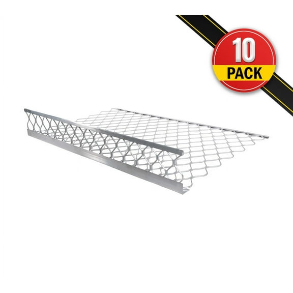 10 Pack 48"x30" (Drop) Aluminum Mesh Brick Guard Corner Protector - L Shape Mesh Edge Guard Corrosion Resistant
