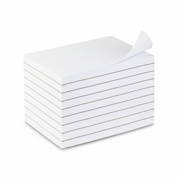 10 Pack 4x6 Note Pads, 100 Sheets Per Memo Pad, Bulk Scratch Pads for Writing, Server Notepads, Grocery Lists, Reminders, Office Supplies, White
