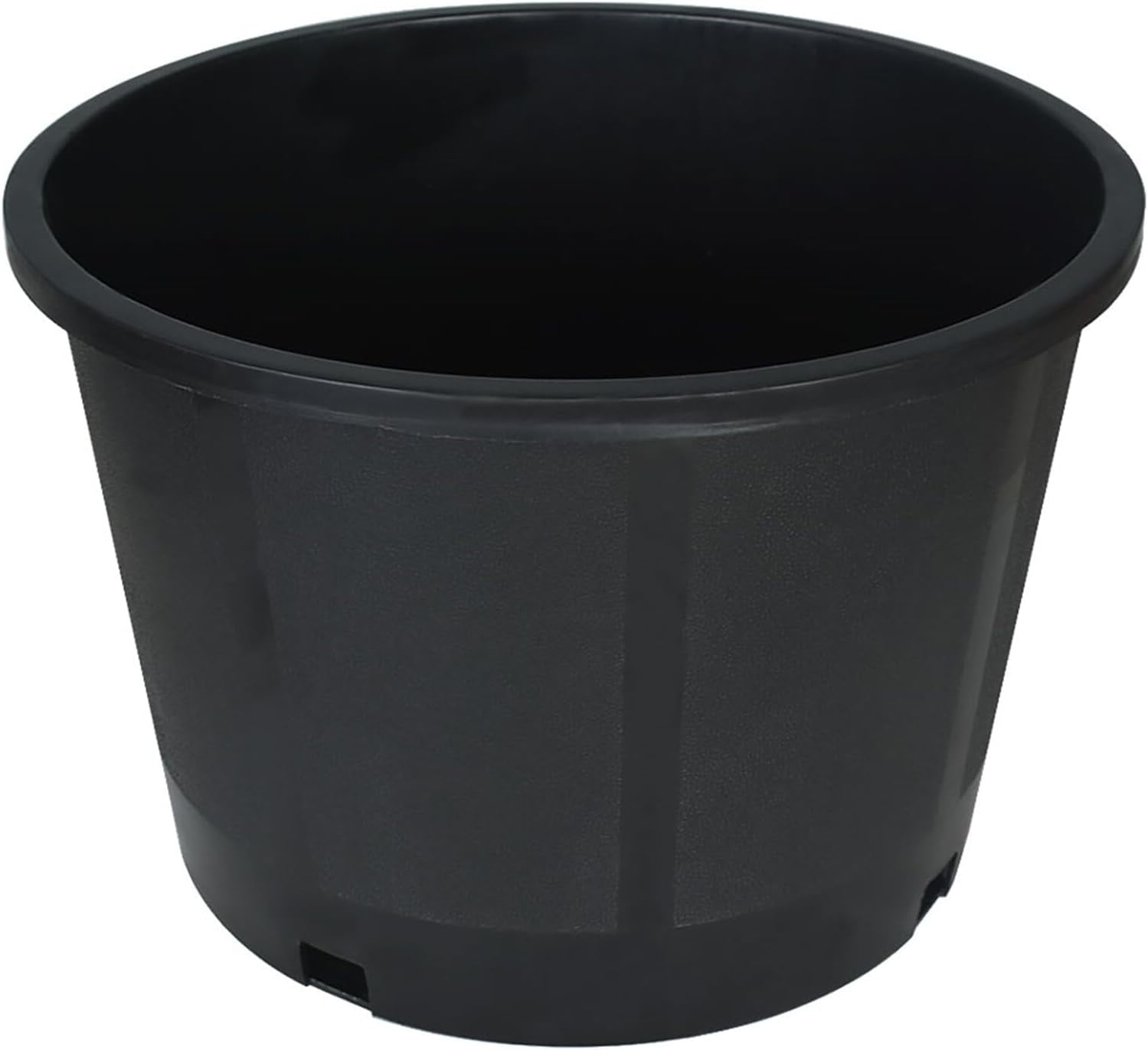 10 Pack 5 Gallon Squat Round Premium Nursery Pot Plant Flower Seedling