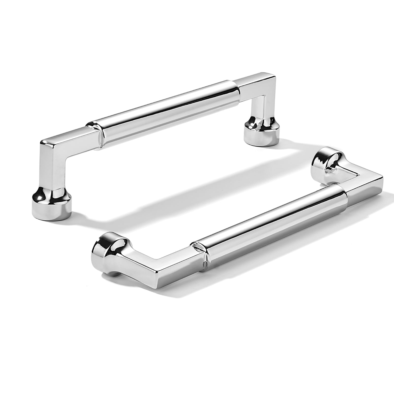 10-Pack 5-Inch(128mm) Black Cabinet Pulls,Heavy-Duty Solid Matte Black ...