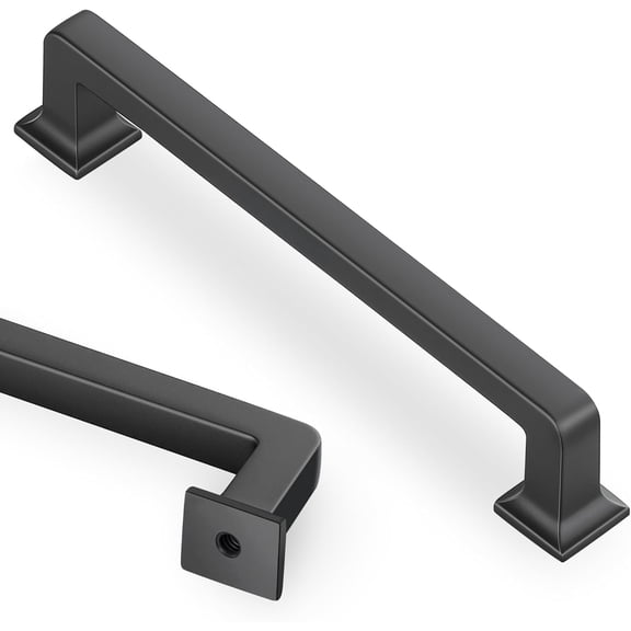 10 Pack 5 Inch(128mm) Gray Kitchen Cabinet Handles Modern Cabinet Pulls Kitchen Vanity Cabinet Hardware Timeless Drawer Pulls Handles, Gray(5x10)