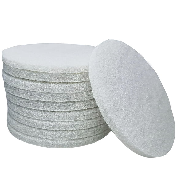 10 Pack 5 Inch 2000 Grits Multipurpose Scrubber Scouring Pads Flocking Scuff -Hoop and Loop Conditioning Discs Polishing Pad for Furniture Automotive Cleaning, Rust Removal