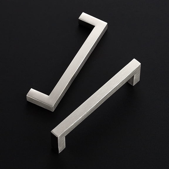Ravinte Brushed Nickel Square Cabinet Handles & Pulls 5 Inch 10 Pack