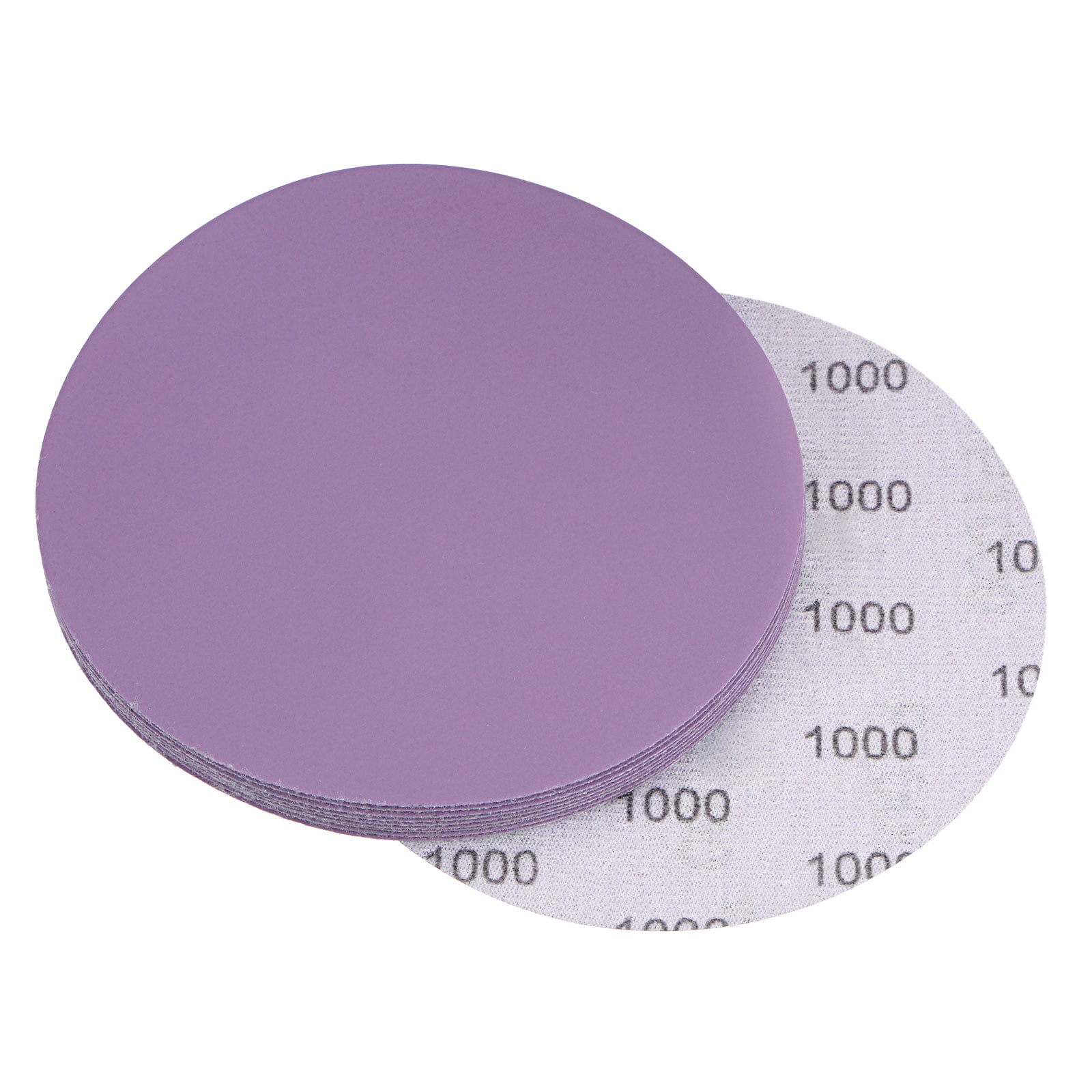 10 Pack 5Inch Purple Sanding Discs 1000 Grits Hook & Loop Professional