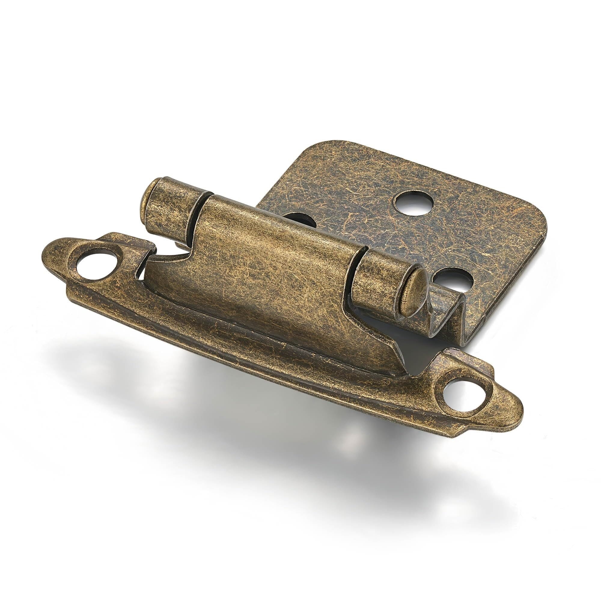 Satin Nickel Self-Closing Overlay Cabinet Hinge (5-Pairs) Satin Nickel Self-Closing Overlay Cabinet Hinge (5-Pairs)