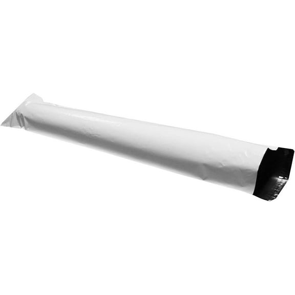 10-Pack 53" x 8" 2MIL FREE SHIPPING Self-Sealing White/Gray Poly Mailers/Mailing Shipping Envelopes/Bags