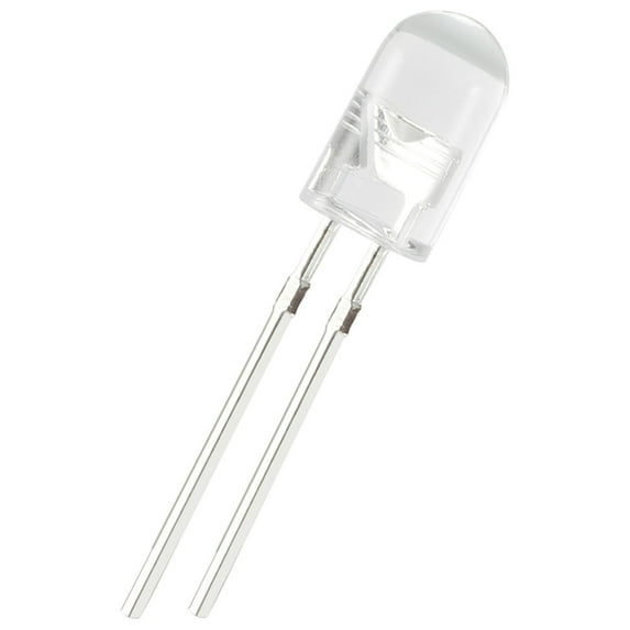 10 Pack 5mm 940nm Infrared Emitter Diode DC 1.5V LED IR Emitter Light Emitting Diodes, Clear Round Head