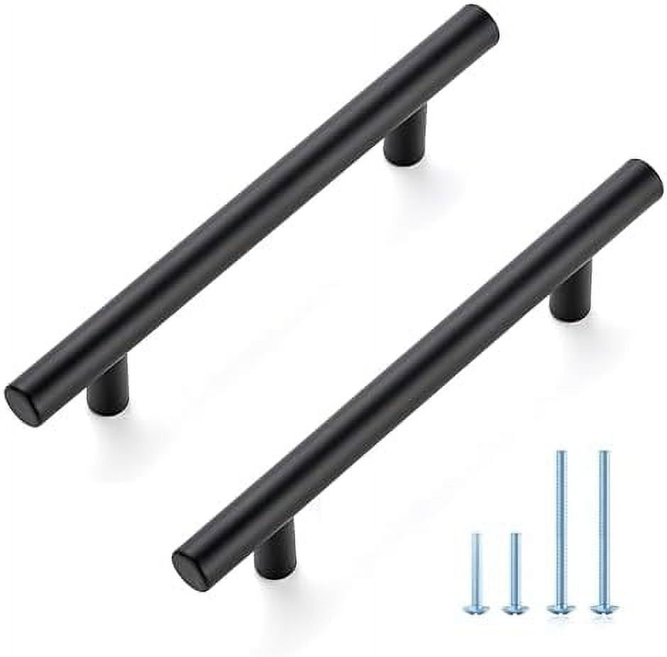 10 Pack 6-3/8 Inch Cabinet Pulls Kitchen Cabinet Handles with 4 Inch ...