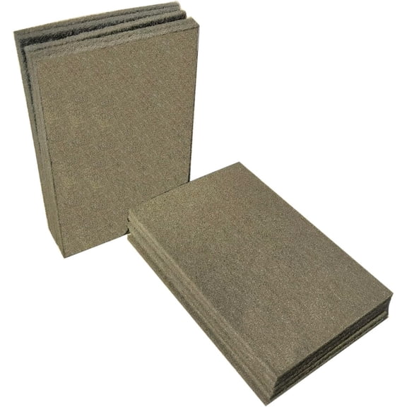 10 Pack 6" x 9" General Purpose Scuff Pads - Scuffing, Scouring, Sanding, Primer Prep Adhesion Scratch - Surface Preparation Automotive Auto Woodworking (Grey)