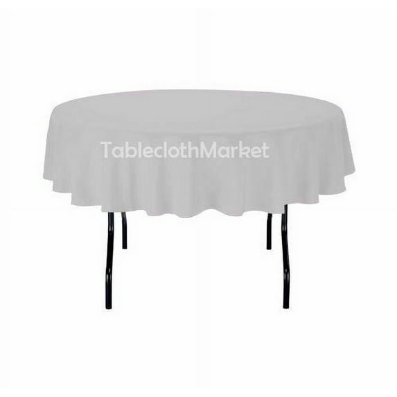 10 Pack 60" Inch round Polyester Tablecloth 24 COLOR Table Cover Wedding Event