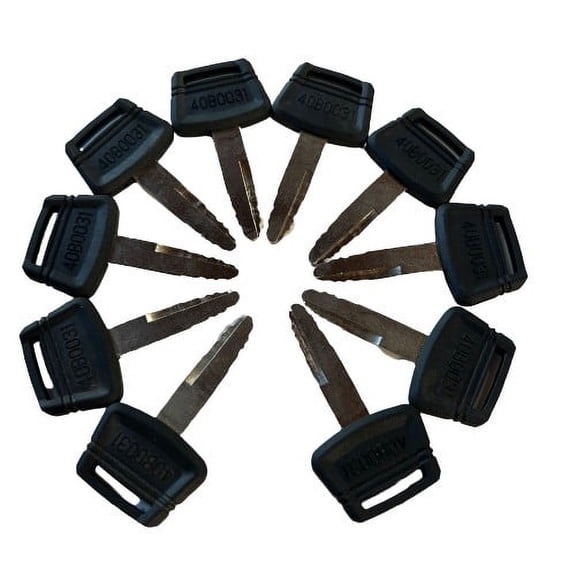 10 Pack 63# 40B0031 Liugong Ignition Keys for Heavy Equipment Excavator Cap Lock
