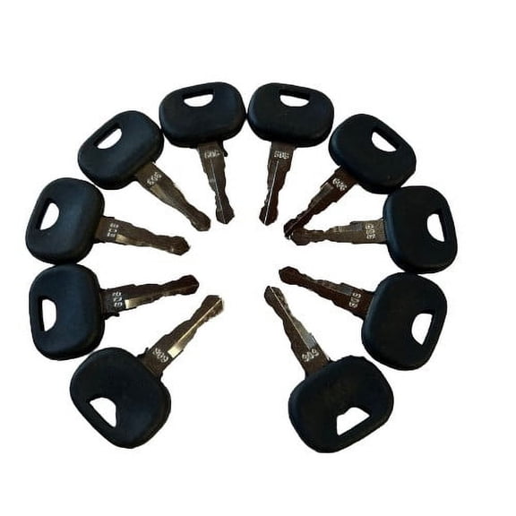 10 Pack 64# 606 AT322699 Keys for John Deere JD Liebherr Loader Dozer Crawler 10221073 LW10288887