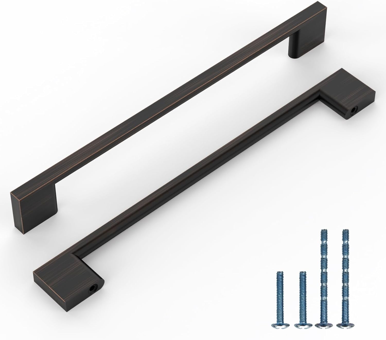 10 Pack 7.5 Inch(192mm) Kitchen Cabinet Handles Oil Rubbed Bronze ...