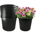 thumbnail image 1 of 10-Pack 7 Gallon Premium Black Plastic Nursery Plant Container Garden Planter Pots (7 Gallon), 1 of 9