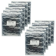 10 Pack 8" x 10" Resealable Cushioned Static Shielding Bags, Lightweight ESD Protective Packaging, Made in USA