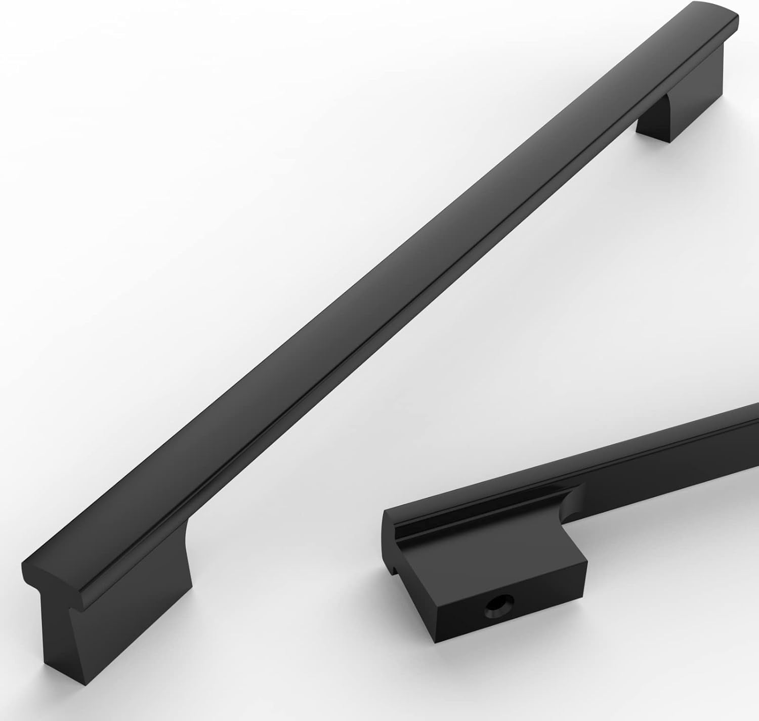 10 Pack 9 Inch(228mm) Matte Black Kitchen Cabinet Handles, Cabinet ...