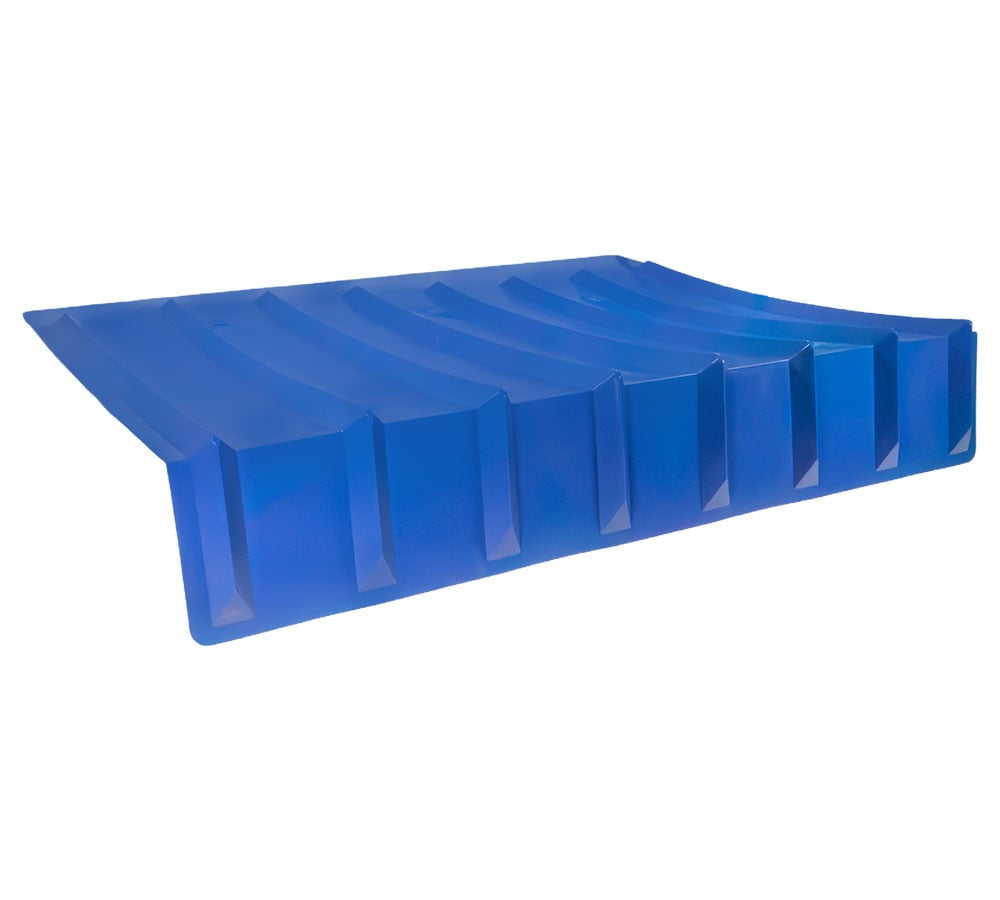 10 Pack 9"x48"x36" (Drop) Brick Guard V Shaped Corner Protector - Blue Edge Guard - Weather & Abrasion Resistant - Fit up to 7 Straps of 4"