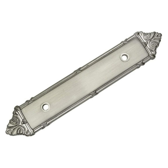 10 Pack - 9466SN Cabinet Hardware Handle Pull Backplate/Back Plate - 3" Inch (76mm) Hole Centers