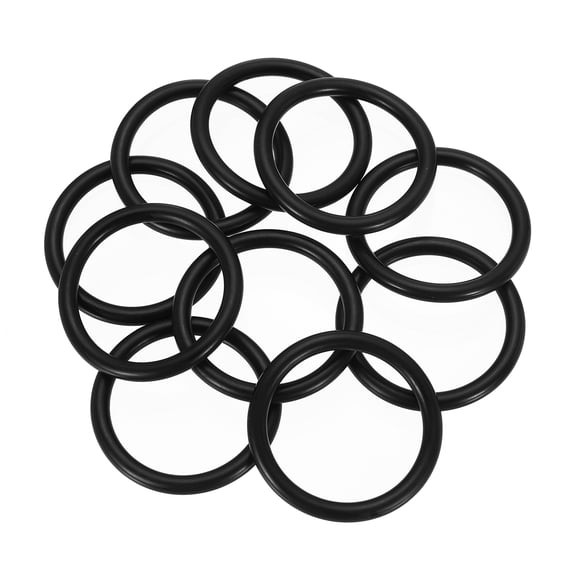 10 Pack AS-326 Nitrile O-rings 70 Durometer 1-5/8" ID, 2" OD, 3/16" Width