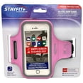 thumbnail image 1 of 10 Pack Active Armband Wallet, Hands Free Phone Security with Swipe Screen Access, Earphone Storage, Reflective Trim for Night Safety, Standard Size Phones, Perfect for Travel, Exercise, Bulk, Pink, 1 of 1