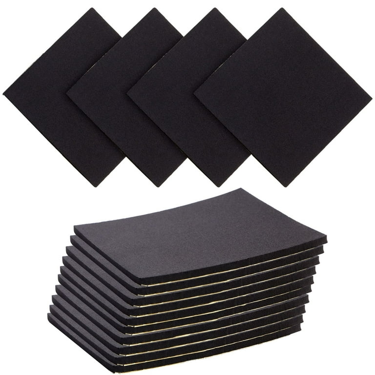 1/4 Thick Black Foam Strip, 3/4 Width x 50' Length, Rubber Adhesive —  Pres-Bond