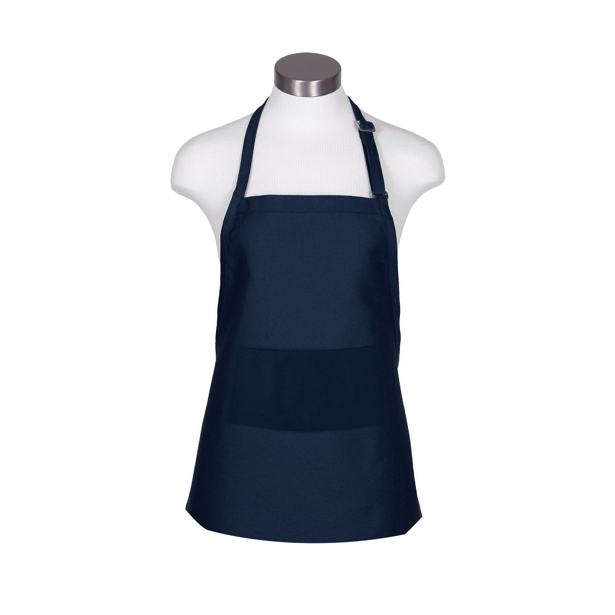10 Pack Adjustable Full Size Bib Apron with 2 Pockets Cooking Kitchen