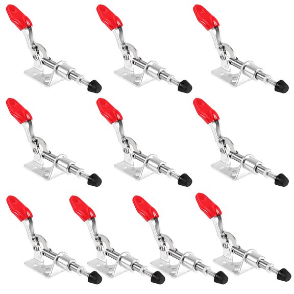 10 Pack Adjustable Toggle Clamps Vertical Push Pull Clamps 99 lbs Max Force Industrial Steel