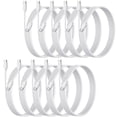 thumbnail image 1 of 10 Pack Afflux USB-C to USB-C PD Fast Charger OEM Charging Cable Compatible with iPhone 16 /15 Pro Max Plus / Samsung Galaxy S25 S24 S23 S22 Ultra / iPad Pro / Universal for all Type-C (3ft, White), 1 of 5