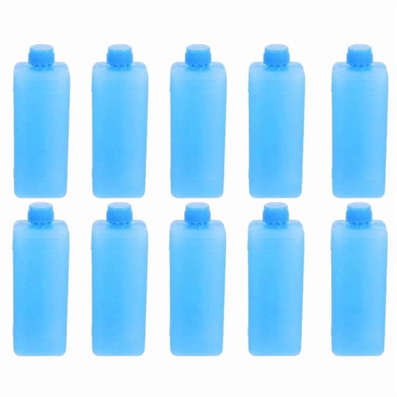 10 Pack Air Conditioner Ice Packs Portable Ice Blocks Cooler Reusable Cooling Blocks for Food Storage Refrigeration