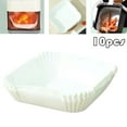 thumbnail image 1 of 10-Pack Air Fryer Disposable Paper Liner, Non-Stick Oil Proof Parchment Liners Basket Round Bowl Shape Food Grade Safe, D, 1 of 7